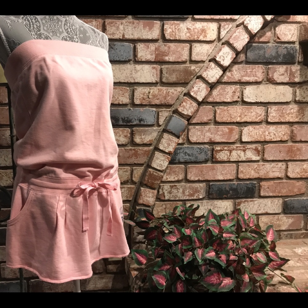 PINK VICTORIA’S SECRET pink swim coverup.